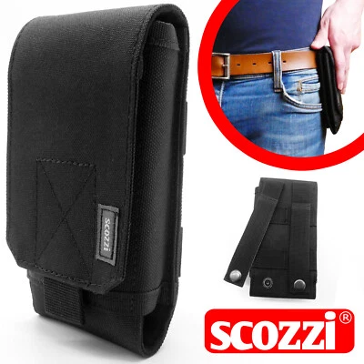 SCOZZI® Handy Gürteltasche Gürtel Tasche Universal Damen Herren Smartphone