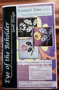 Trompeta Vid Victoriano Flor Jardín Bloque Patrón Ojo del Espectador - Imagen 1 de 4