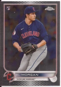 2022 TOPPS CHROME BASE SET # 62 - ELI MORGAN - ROOKIE CARD - CLEVELAND GUARDIANS - Bild 1 von 1