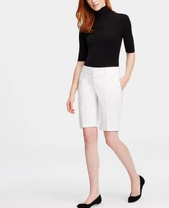 Ann Taylor khaki blau oder schwarz Kate Curvy Boardwalk Wandershorts $ 49 (S4) - Bild 1 von 13