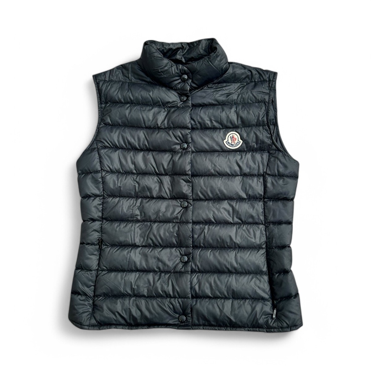 Chaqueta De Plumas Moncler Lamoura Corta Para Mujer - Negro Y Blanco - Esencial De Montaña