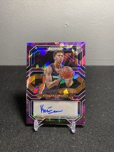 2021-22 Panini Prizm Draft Picks Purple Ice /99 Kessler Edwards Rookie Auto RC