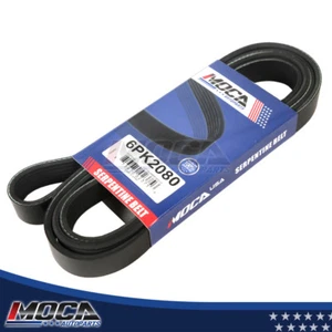 Cinturón Serpentine para 89-15 Chevrolet Dodge Chrysler Jeep Ford 3,0 L 6PK2080 SIN USAR, EN CAJA - Imagen 1 de 4