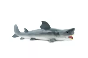 Great White Shark, Realistic Toy Ocean Figure, Model, Replica, 7" CH384 BB143 - Picture 1 of 8
