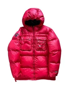Helly Hansen goose down ultra warm hooded jacket red men's XL - Picture 1 of 22