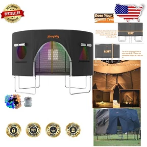 Versatile 12FT Trampoline Canopy Tent - Perfect for Play, Camping & Parties - Picture 1 of 10