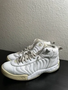 Nike Air Jordan Jumpman Pro Retro Men White Silver Sz US 13 Shoes 906876-100 - Picture 1 of 11