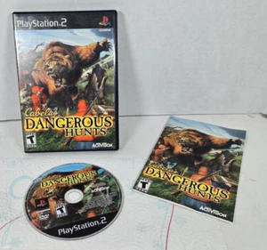 Cabela's Dangerous Hunts (2003, PlayStation 2) PS2 Black Label CIB Komplett - Bild 1 von 3