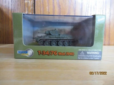 Dragon Armor #60150 WWII Russian T-34/76, Mod. 1941, Eastern Front 1941 1/72 Scl - Image 1 of 3
