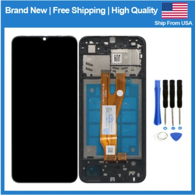 Para Samsung Galaxy A03 Core A032F A032M Marco Pantalla LCD Digitalizador Pantalla Táctil Foto 1 de 4