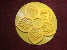 3D Stempel für Ton töpfern Keramik aus PLA Blume 10 cm Durchmesser