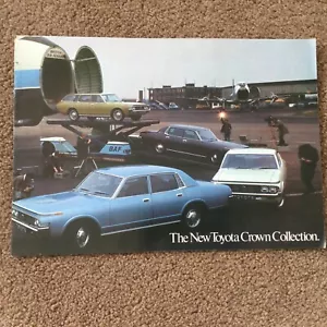 Toyota Crown 2600 1973-75 UK Market Sales Brochure De Luxe Saloon Custom Estate - Picture 1 of 5