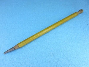 Vintage / Antique? Wooden Pencil with Solid Lead Tip, in shape of a Rolling Pin - Picture 1 of 9