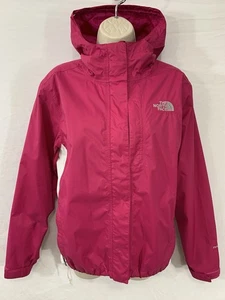THE NORTH FACE Hy-Vent Wind-/Regenjacke Damen M rosa Full Zip Mesh gefüttert Shell - Bild 1 von 22