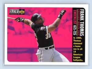 1996 Collector's Choice #759 Frank Thomas - Foto 1 di 2