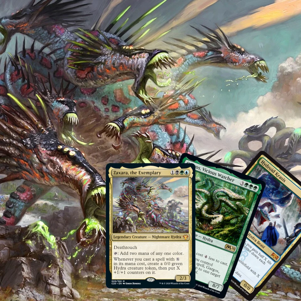 -CUSTOM EDH/COMMANDER DECK- Zaxara the Exemplary - Hydras' Rampage! - Image 1 of 1