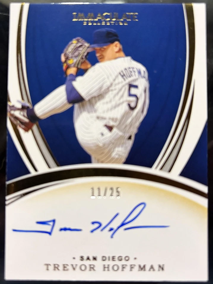 2020 Immaculate Collection #IS-TH Тревор Хоффман Immaculate Signatures No/25 - Изображение 1 из 2