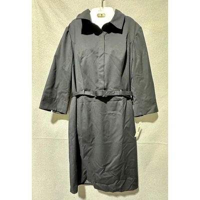 Vestido Pendleton para mujer City Limits mezcla de lana con cinturón negro talla 16 nuevo Foto 1 de 4