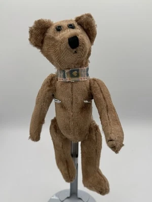 Vintage Jointed Teddy Bear Handmade Artist Bear No Tags Folk Art Cottagecore - Image 1 of 4