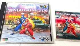 NINJA WARRIORS LIMITED EDITION SEGA MEGA CD MEGADRIVE SPINE CARD + MINI CD