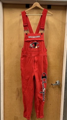 Mono Champion X Super Mario Bros. Super Fleece Fire Mario Talla Pequeña Foto 1 de 4