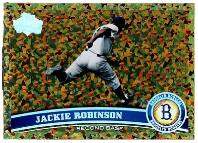 2011 Topps - Legend Variation Jackie Robinson #80 Cognac Diamond Anniversary - Image 1 of 2