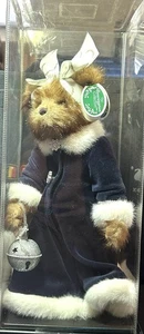 Bearington Collection 14” Oso Sandra Navidad Peluche Visón Azul Limitado - Imagen 1 de 5