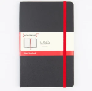 Moleskine Classic  Large A5 (21cm x 13cm) Hard Cover Notebook BLACK , Ruled - Picture 1 of 2
