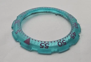 Swatch Scuba 43,1 mm transparent blue bezel bisel watch spare part vintage - Picture 1 of 4