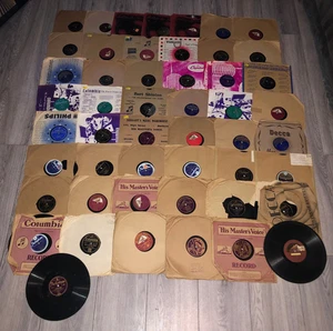 50x 78 RPM Gramophone Records Job Lot - 10" Vinyl Bundle Shellac - VG to EX - #1 - Picture 1 of 4