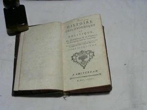 Histoire philosophique et politique des Établissements et du Commerce des Europé - Bild 1 von 4