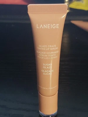 LANEIGE ~ Suero labial polipéptido tintado Glaze Craze ~ Esmalte de azúcar ~ 0,42 oz/ 12 g Foto 1 de 4