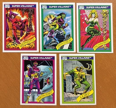 Tarjeta LOKI 1990 Impel Marvel Universe Serie 1 #54 Foto 1 de 2