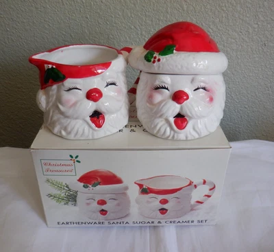 Christmas Treasures Loza Santa Azúcar y Crema con Tapa Set Foto 1 de 4