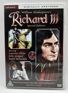 Shakespeare's Richard III Special Edition DVD (1955) ~ VGC ~ Region 2 - Picture 1 of 4