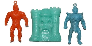 VERY RARE TOY MEXICAN FIGURE BOOTLEG HE-MAN & SKELETOR CASTLE GRAYSKULL VI - Picture 1 of 2