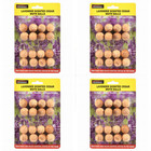 64x Wooden Cedar Balls Lavender Scented Cedar Clothes Cupboard Protect