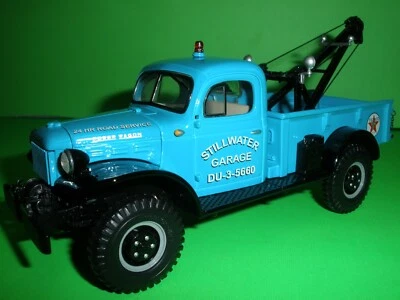 First Gear 19-2638 TEXACO STILLWATER 1946 DODGE POWER WAGON TOW TRUCK WRECKER H - Image 1 of 4
