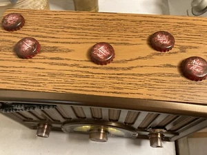 Fallout Radiation King Nuka cola GOLD TableTop radio real working fan art - Picture 1 of 7