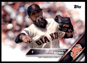 2016 Topps #596 Sergio Romo