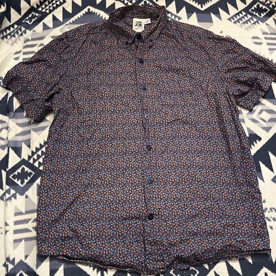 Kennington flower Shirt Mens L Floral Button Down California Camp Shirt - Image 1 of 4