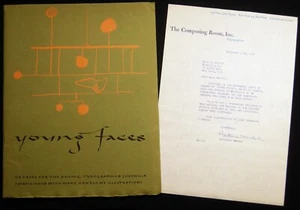 1952 TYPEFACES MONOPHOTO COMPOSING ROOM NY LETTER CHILDRENS TYPOGRAPHY - Picture 1 of 5