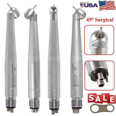 Yabangbang Dental 45 Degree Surgical High Speed Handpiece Push Button 4Hole WCA4
