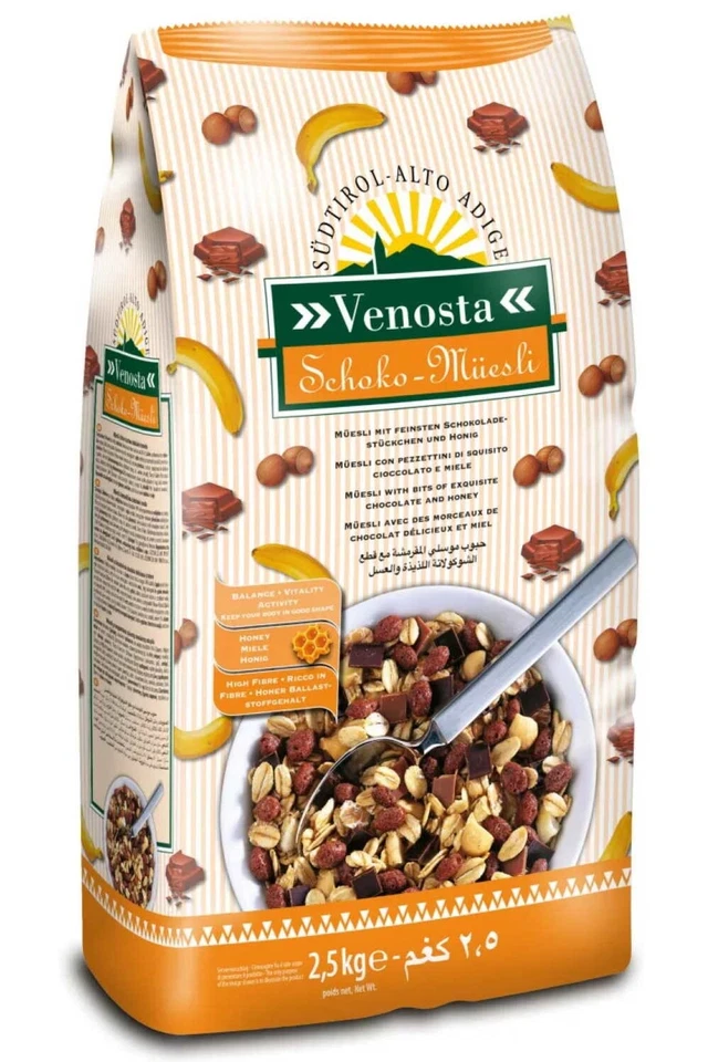 Muesli Cioccolato Venosta 2,5 kg Molino Fuchs - Immagine 1 di 1
