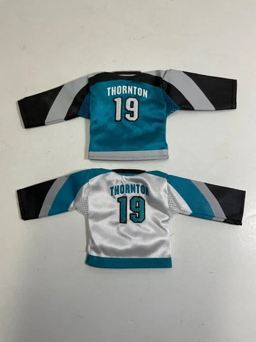 Hard to Find 2006-07 upperdeck Joe Thornton Hockey Mini Home & Away Jerseys Cover
