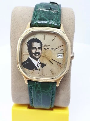 RARE! FAVRE LEUBA AUTOMATIC AUTHENTIC WATCH SWISS PRESIDENT SADDAM HUSSEIN IRAQ - Image 1 of 4