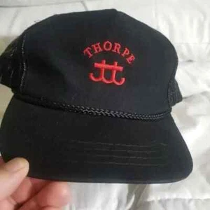 VINTAGE NEW TRUCKER HAT JT THORPE 1980S - Picture 1 of 6