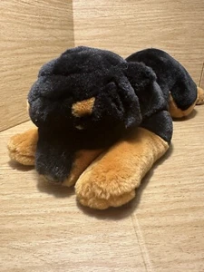 Boscov’s Rottweiler Dog Toy 18” Plush Stuffed Animal No Tags 2003 Lying Stuffie - Picture 1 of 12