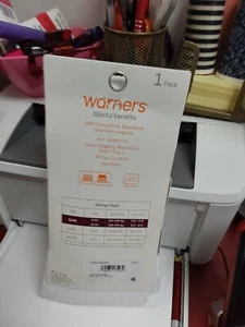 Nwt Warner's Womens Seamless Leggings White Ribbed S/M - Picture 1 of 1