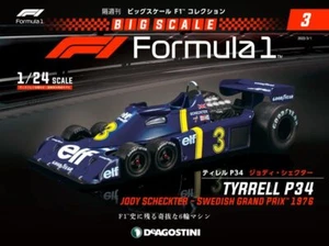 1/24 DeAGOSTINI Big Scale F1 Collection #3 Tyrrell P34 1976 Jody Scheckter model - Picture 1 of 4